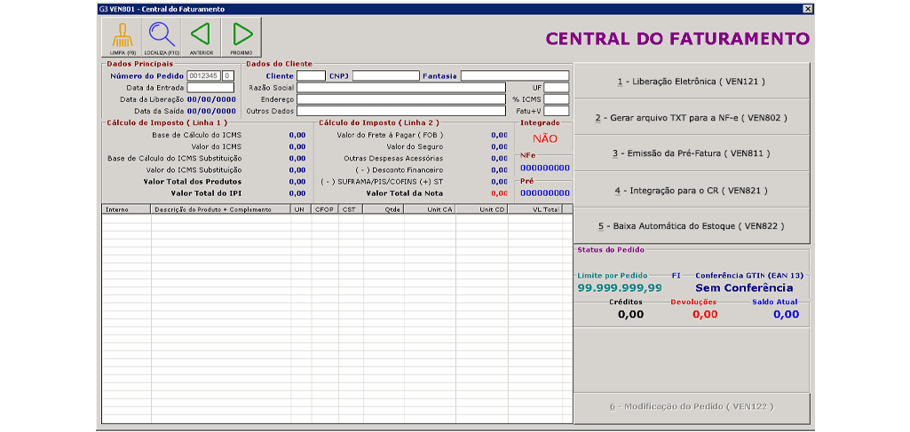 Localize o pedido