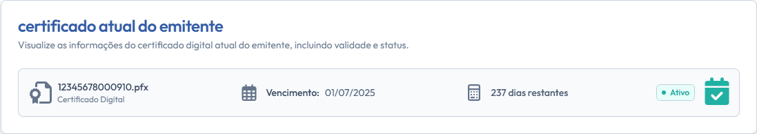 Exemplo de certificado